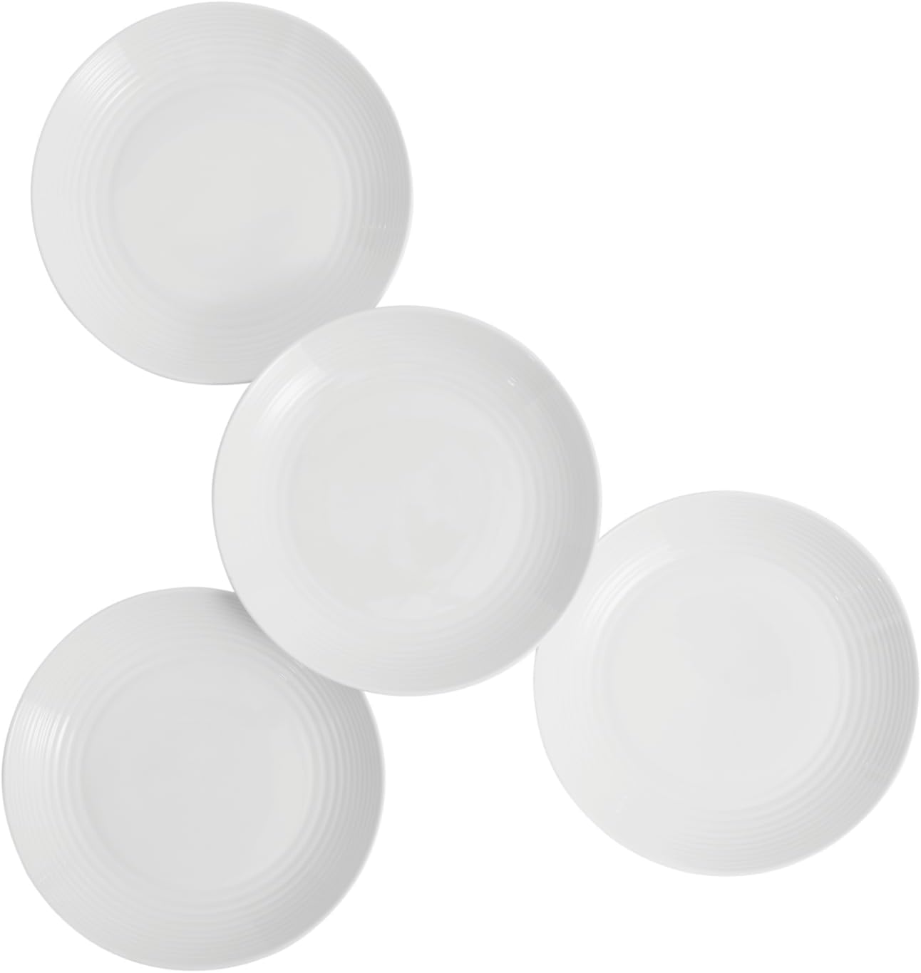Gordon Ramsay Maze White 4 Dinner Plate by Royal Doulton  11"diameter