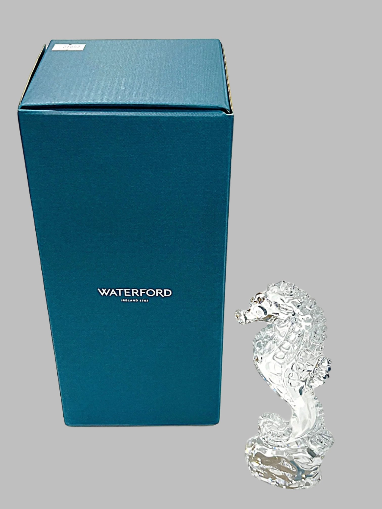 Waterford Crystal Seahorse 7"tall X 2.7"wide X 1.6"deep