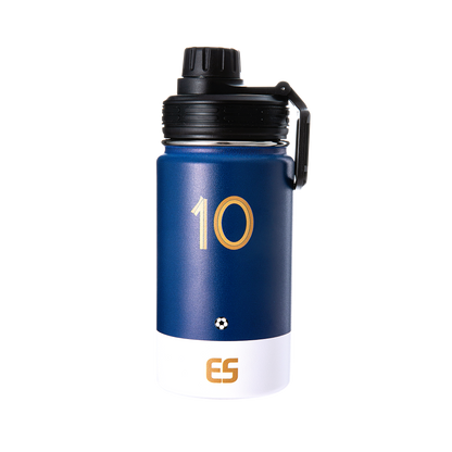 Mbappe Water Bottle 2 piece set Stainless Steel Insulated 22-oz = 10.5"tall +14-oz = 7"tall