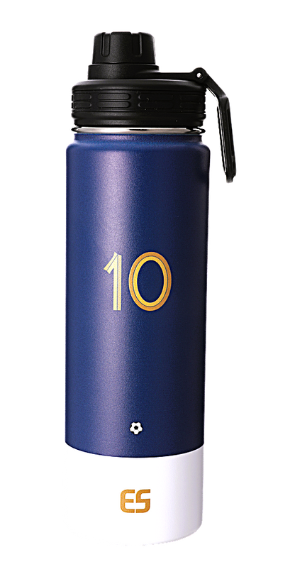 Mbappe Water Bottle 2 piece set Stainless Steel Insulated 22-oz = 10.5"tall +14-oz = 7"tall