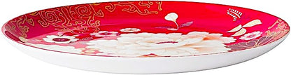 Maxwell & Williams Kimono Cake Plate Red 20-CM Dishwasher and Microwave Safe