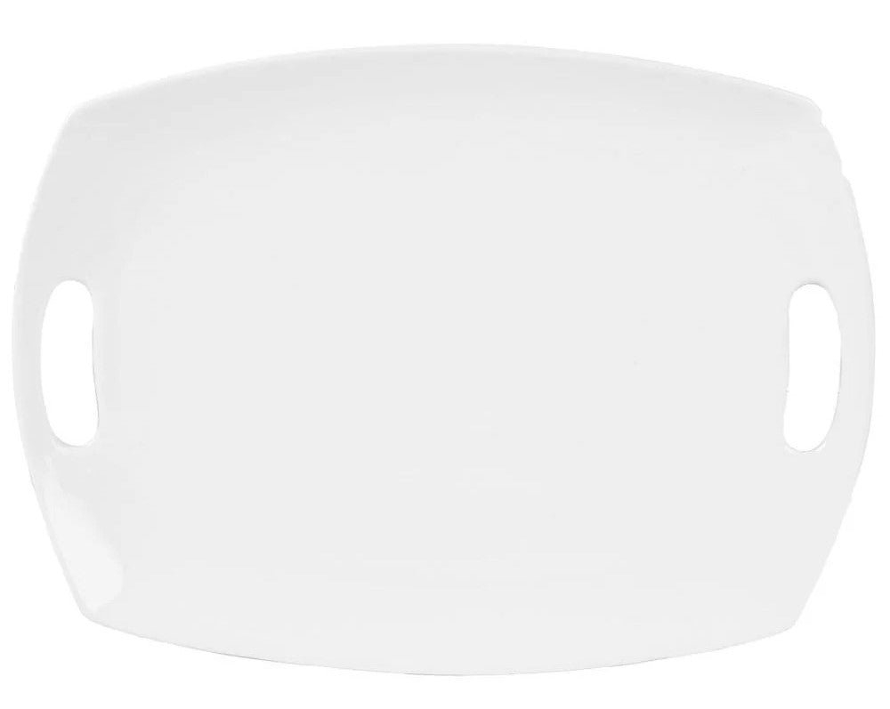 Fitz and Floyd Platter 17" Everyday White Dishwasher, Microwave & Oven Safe