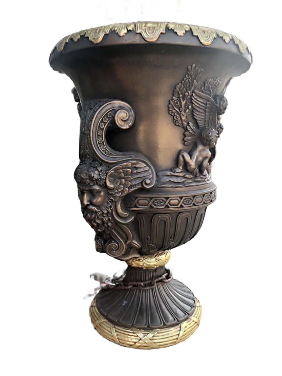 Planter Vase Roman Style 16" x 15" x 22"