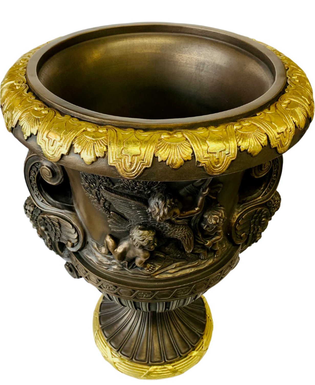 Planter Vase Roman Style 16" x 15" x 22"