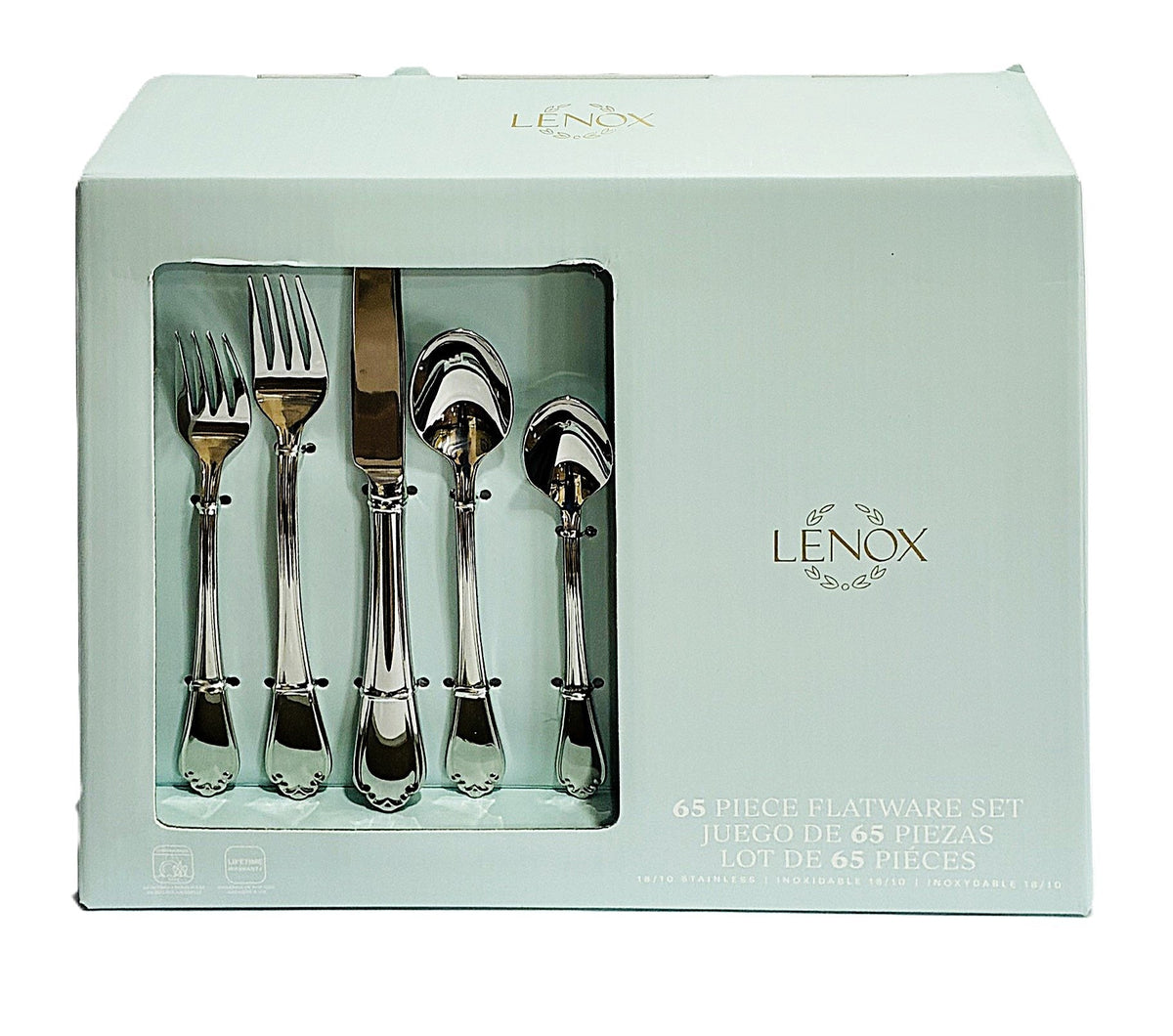 Lenox Chelse Muse 65-Piece Flatware Set Stainless Steel