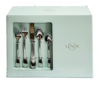 Lenox Chelse Muse 65-Piece Flatware Set Stainless Steel