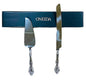 Oneida Michelangelo 2-Piece Cake Set Includes: cake knife and cake server, Stainless Steel