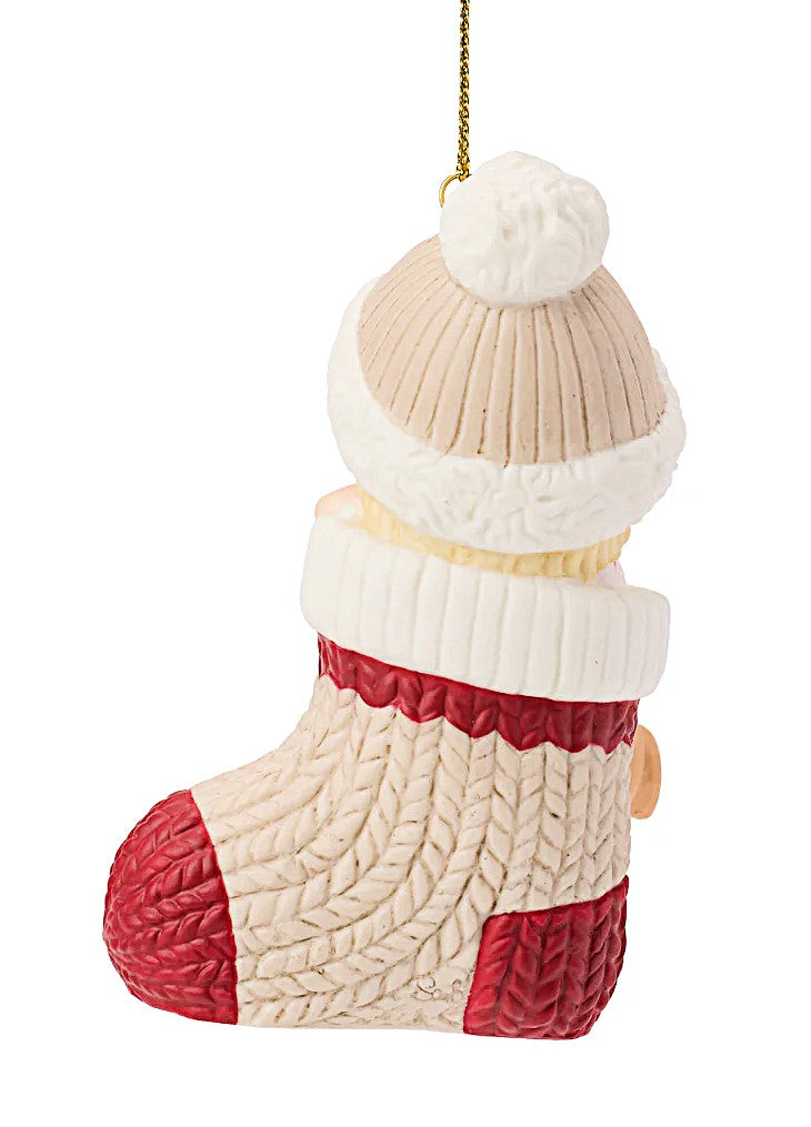 Precious Moments 2026 Baby 1st Christmas Girl Ornament 261005