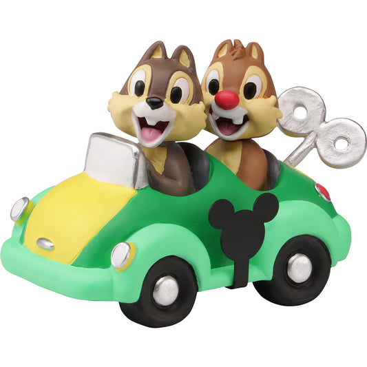 Precious Moments Disney Showcase Collectible Parade Chip and Dale Figurine - Birthday Gift