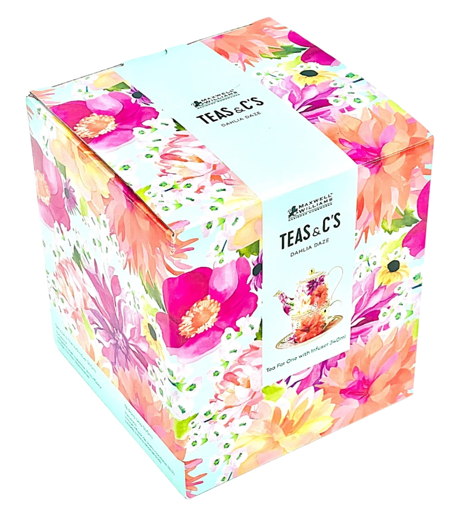 Tea for one Dahlia Sky By Maxwell & Williams 340ML
