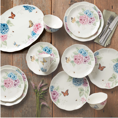 Lenox Butterfly Meadow Hydrangea 12-Piece Set
