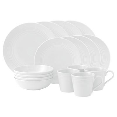 Royal Doulton Maze White 16-Piece Dinner Set by Gordon Ramsay