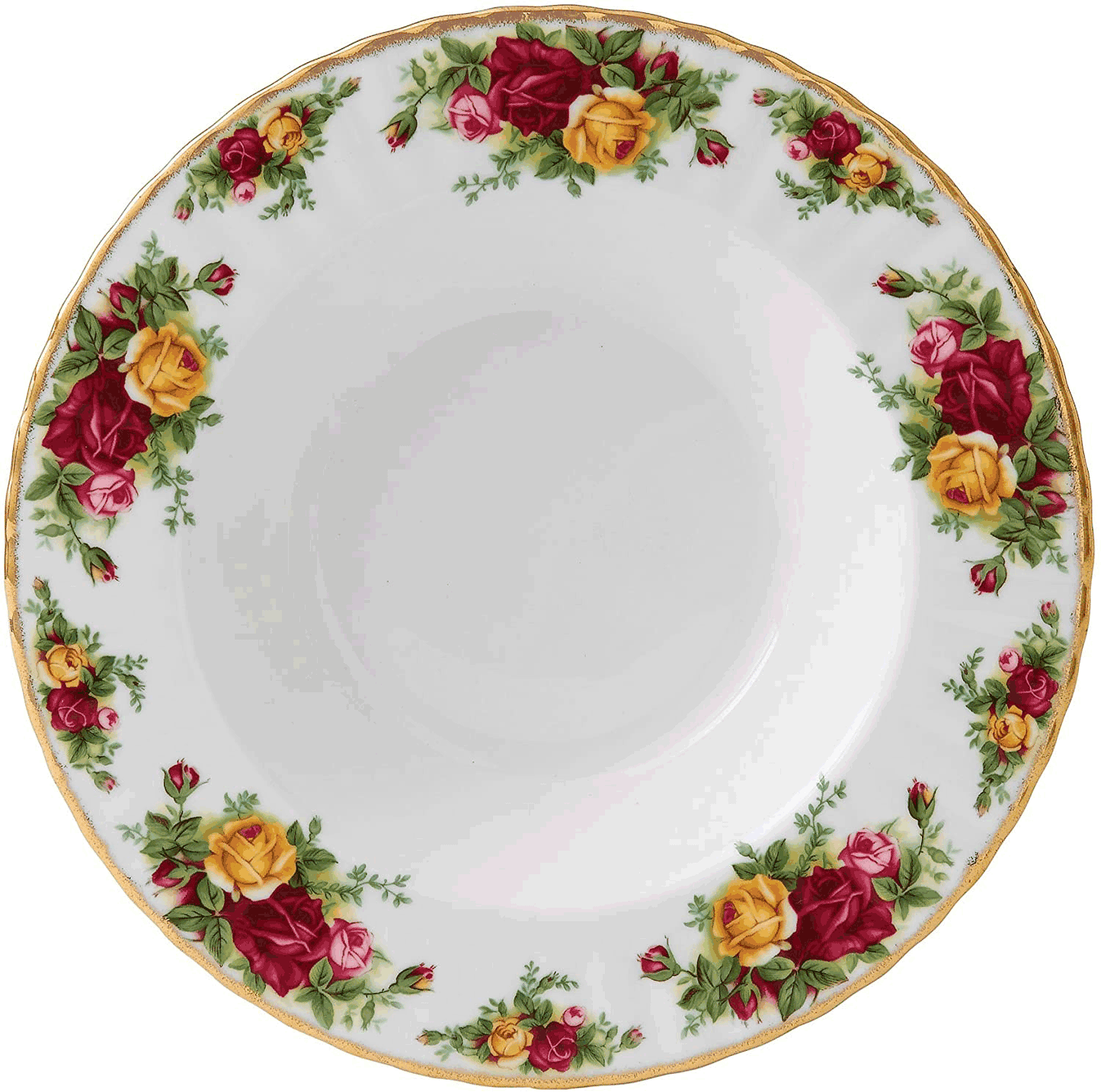 Royal Albert Old Country Roses Rim Soup Bowl 8" Diameter