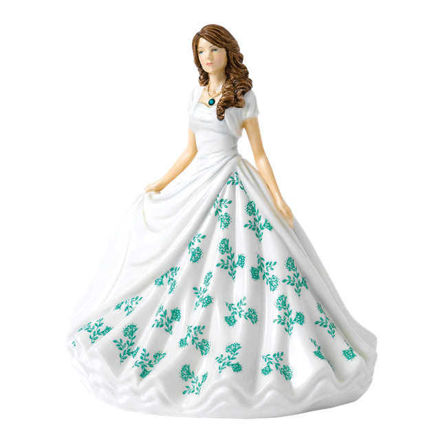 Royal Doulton Birthstones May Petite , Diamond Figurine HN5901