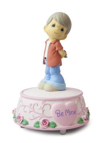 Precious Moments Be Mine Boy with Rose Musical