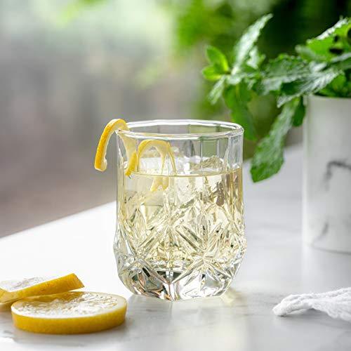 Luminarc Brighton 16 Piece Drinking Glasses Set includes: 8-DOF + 8-Hi Ball Tumblers