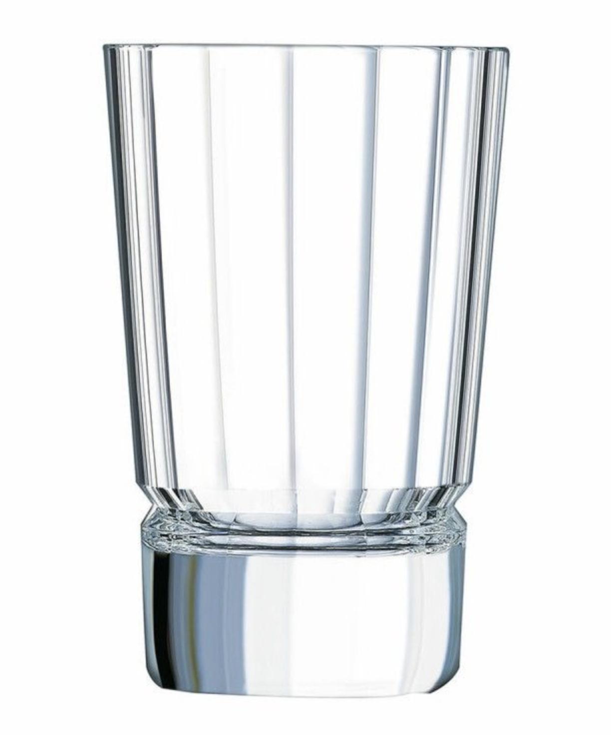 Cristal D'Arques Macassar High Ball Crystal Set 4 Tumblers 12-OZ