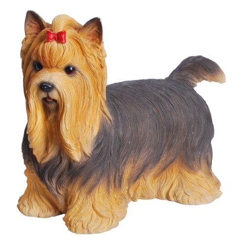 Yorkshire Terrier Hand Painted Dog Standing Figurine