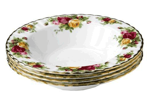 Royal Albert Old Country Roses Rim Soup Bowl 8" Diameter