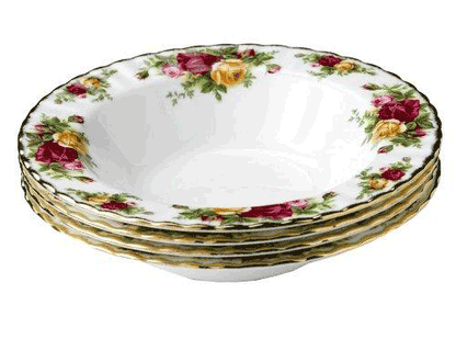 Royal Albert Old Country Roses Rim Soup Bowl 8" Diameter